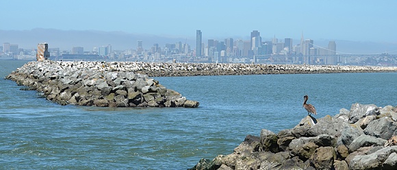 Breakwater Island and Ship Channel at Alameda Point