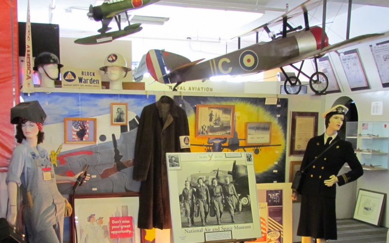 Naval Air Museum display