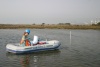Site 2 - Photo #10 - Water testing in western portion of Wildlife Refuge.  (Navy contractor Battelle photo)