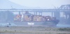Ship passing tip of Northwest Territories, Alameda Point